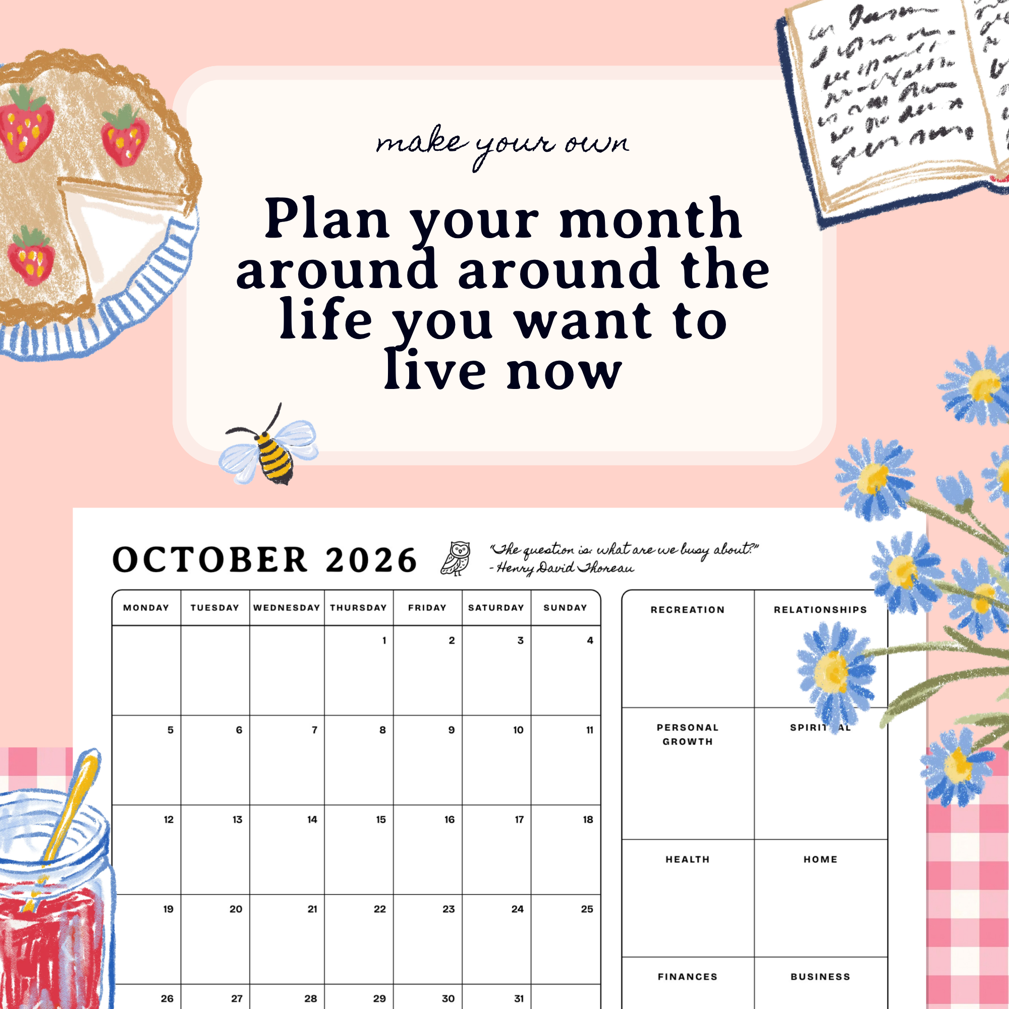 Easy Peasy Calendar
