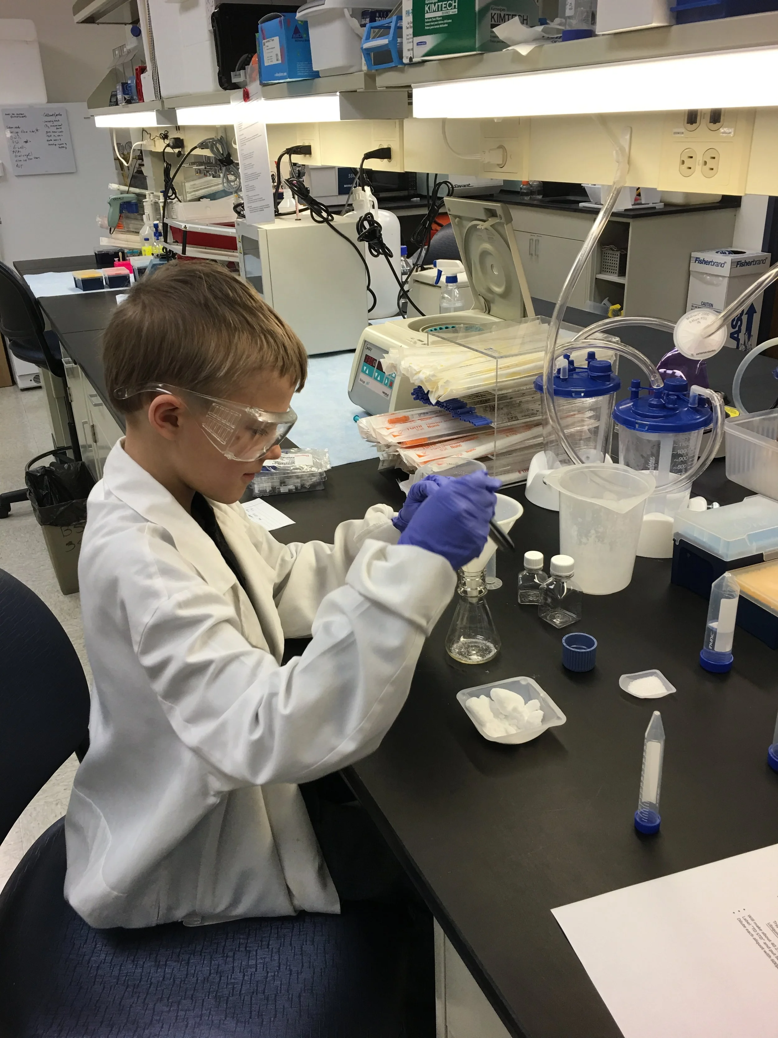 Inspiring young scientists!