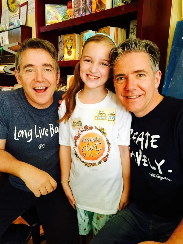 Liv with Peter and Paul Reynolds