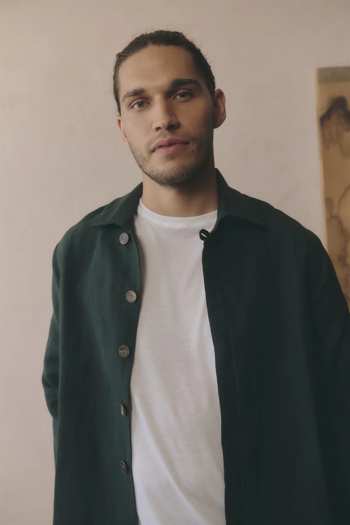 Casa Marane menswear green overshirt SS26 campaign.jpg