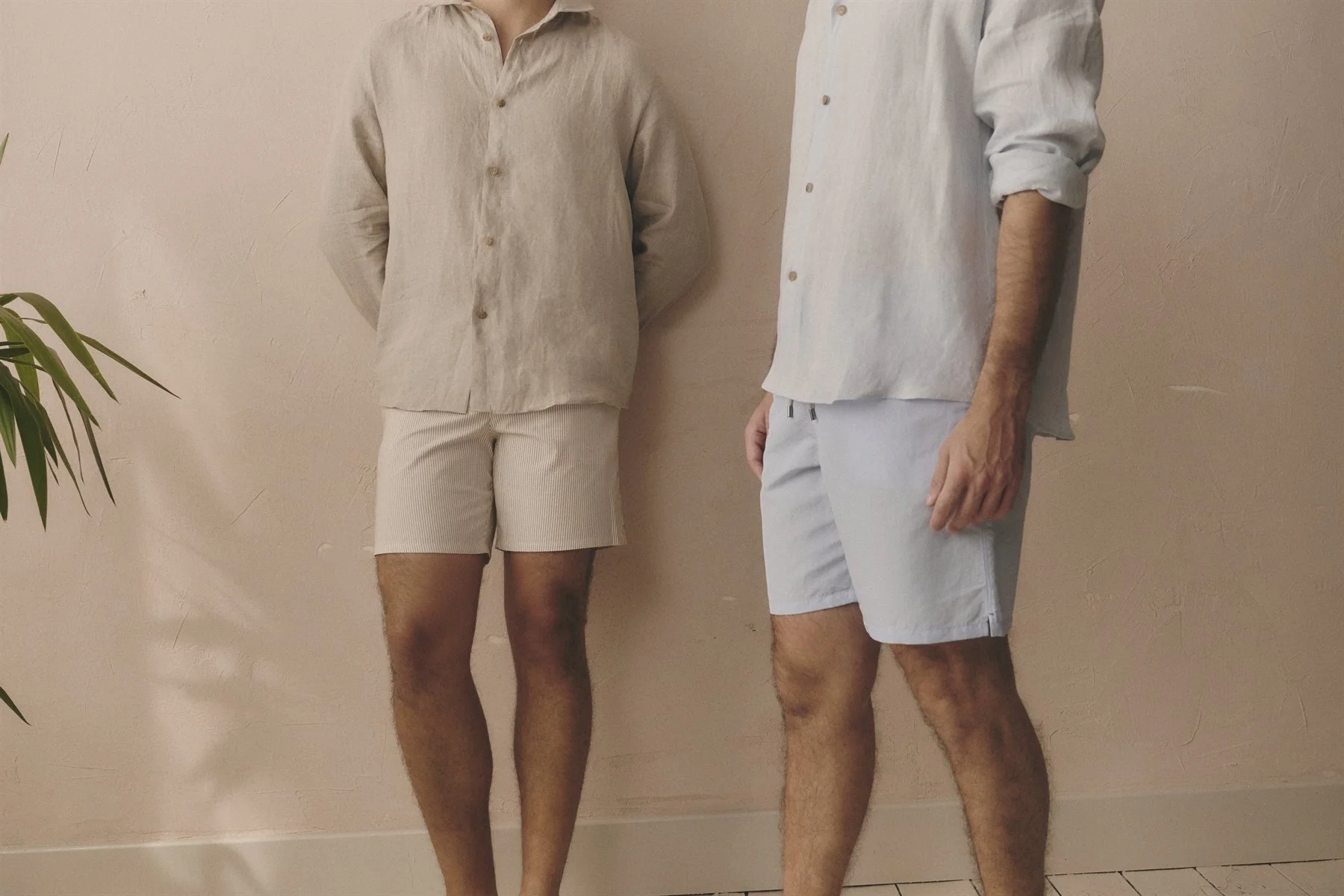 Casa Marane menswear linen shirts shorts SS26 campaign.jpg