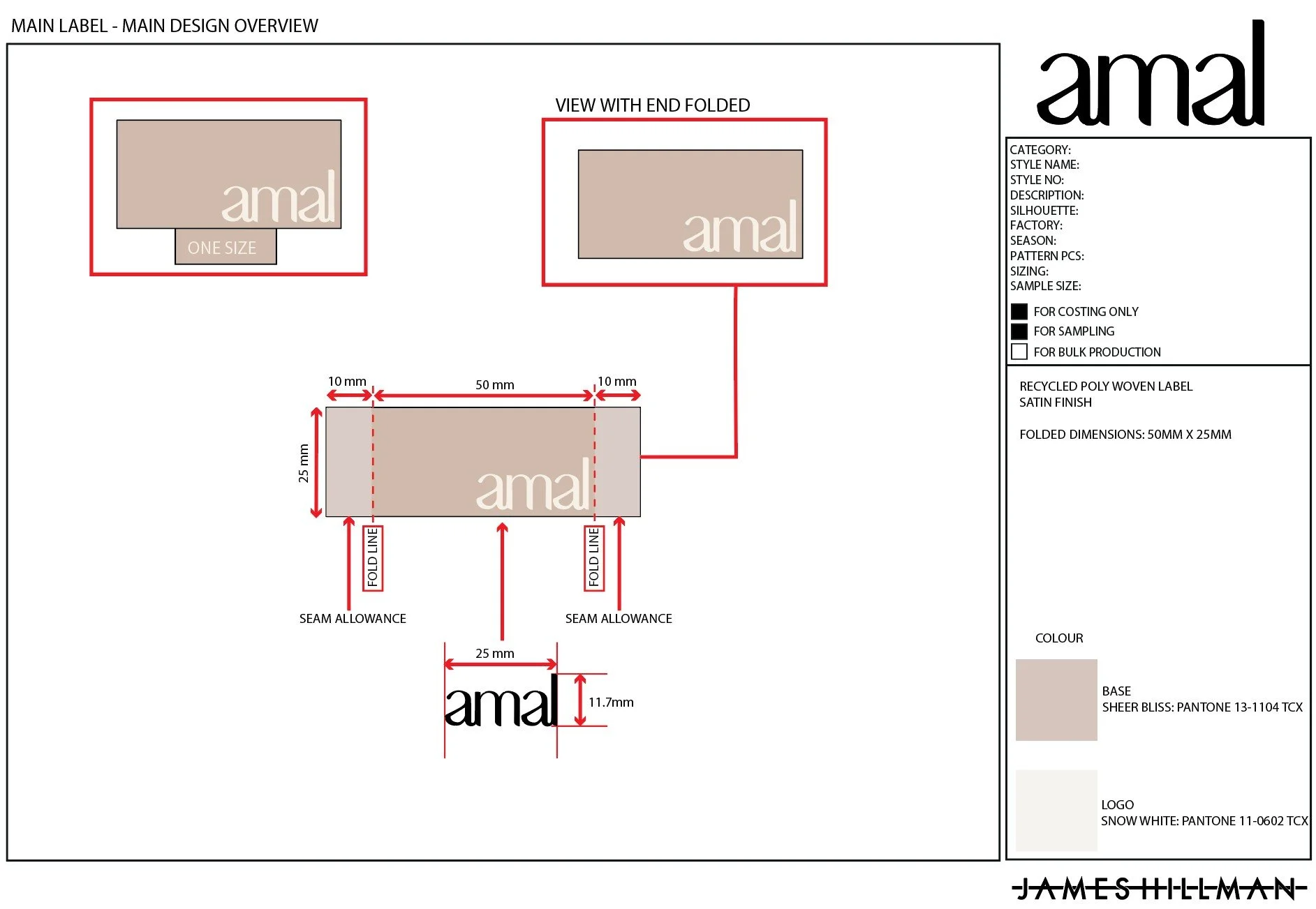 EXAMPLE OF LABELLING TECHNICAL