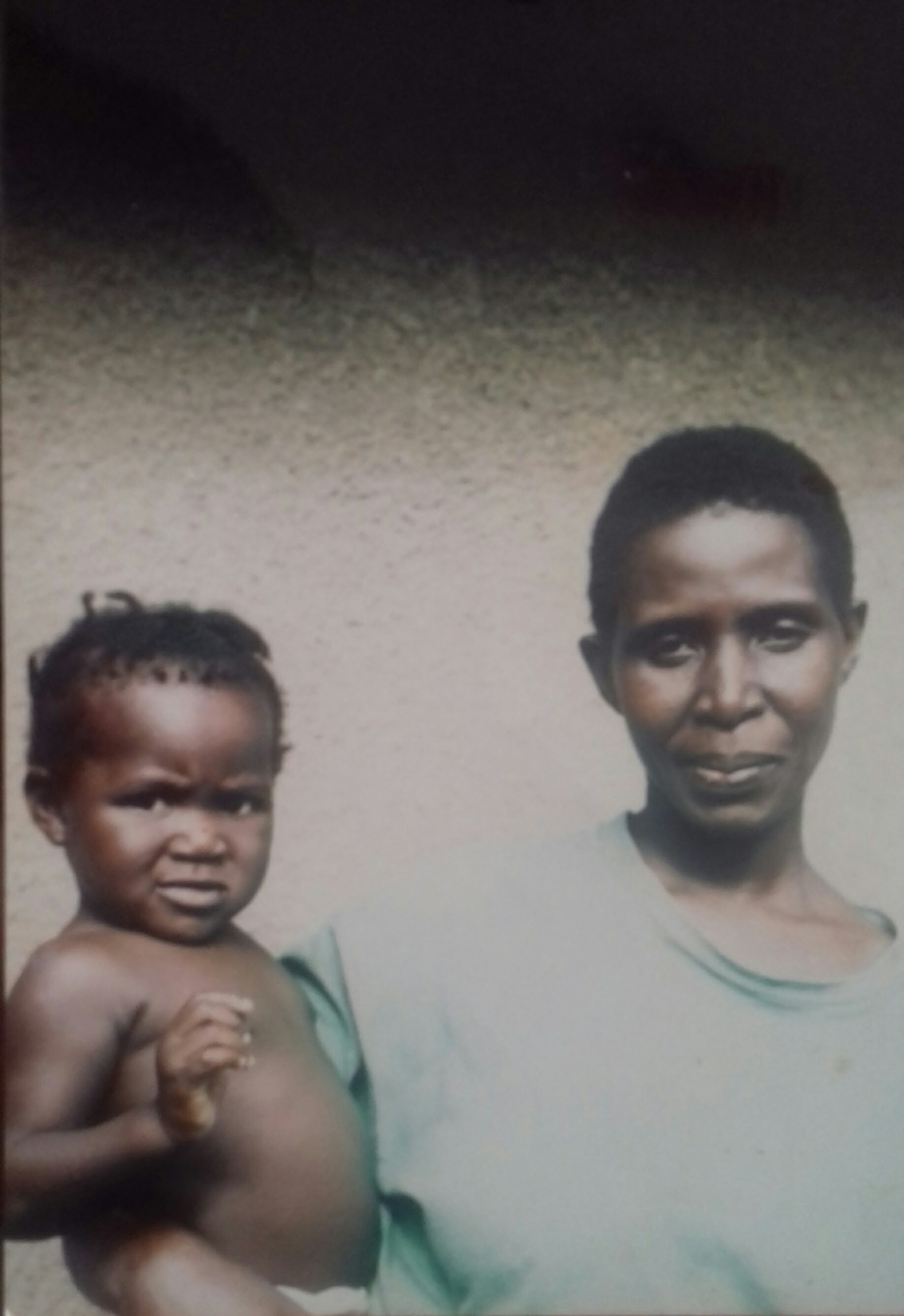 Hope as a baby with her mother, Margaret