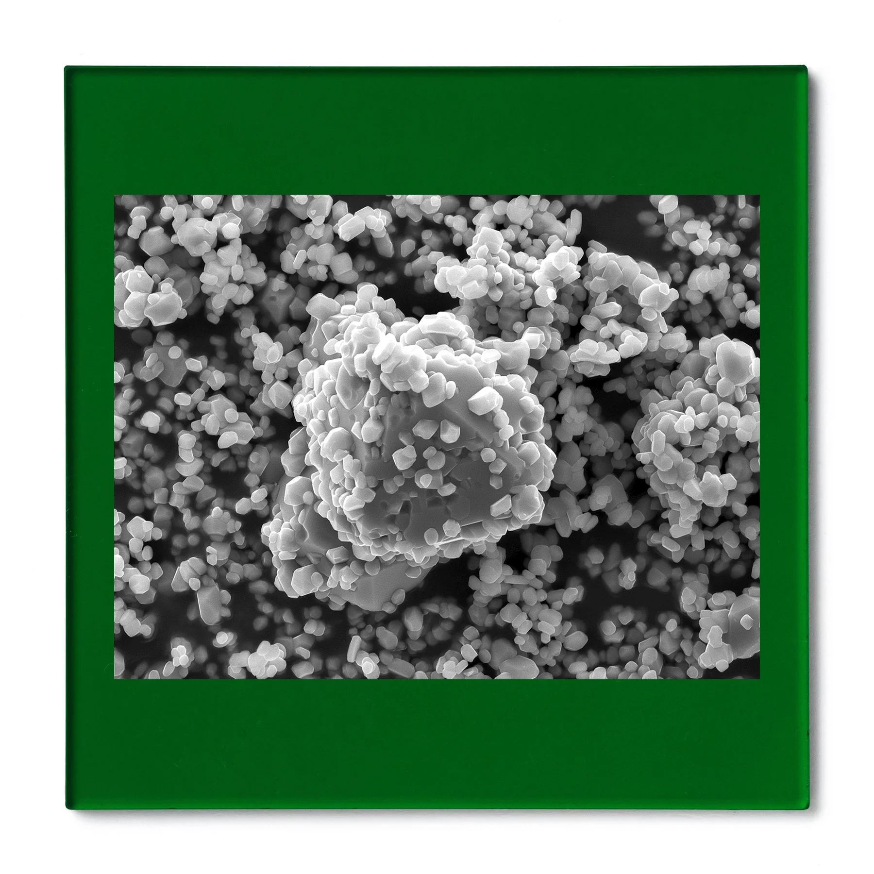Green pigment #2. Gelatin silver print mounted on acrylic. 2014