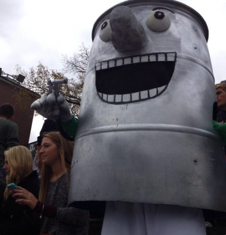 Keggy the Keg, the unofficial mascot of Darthmouth