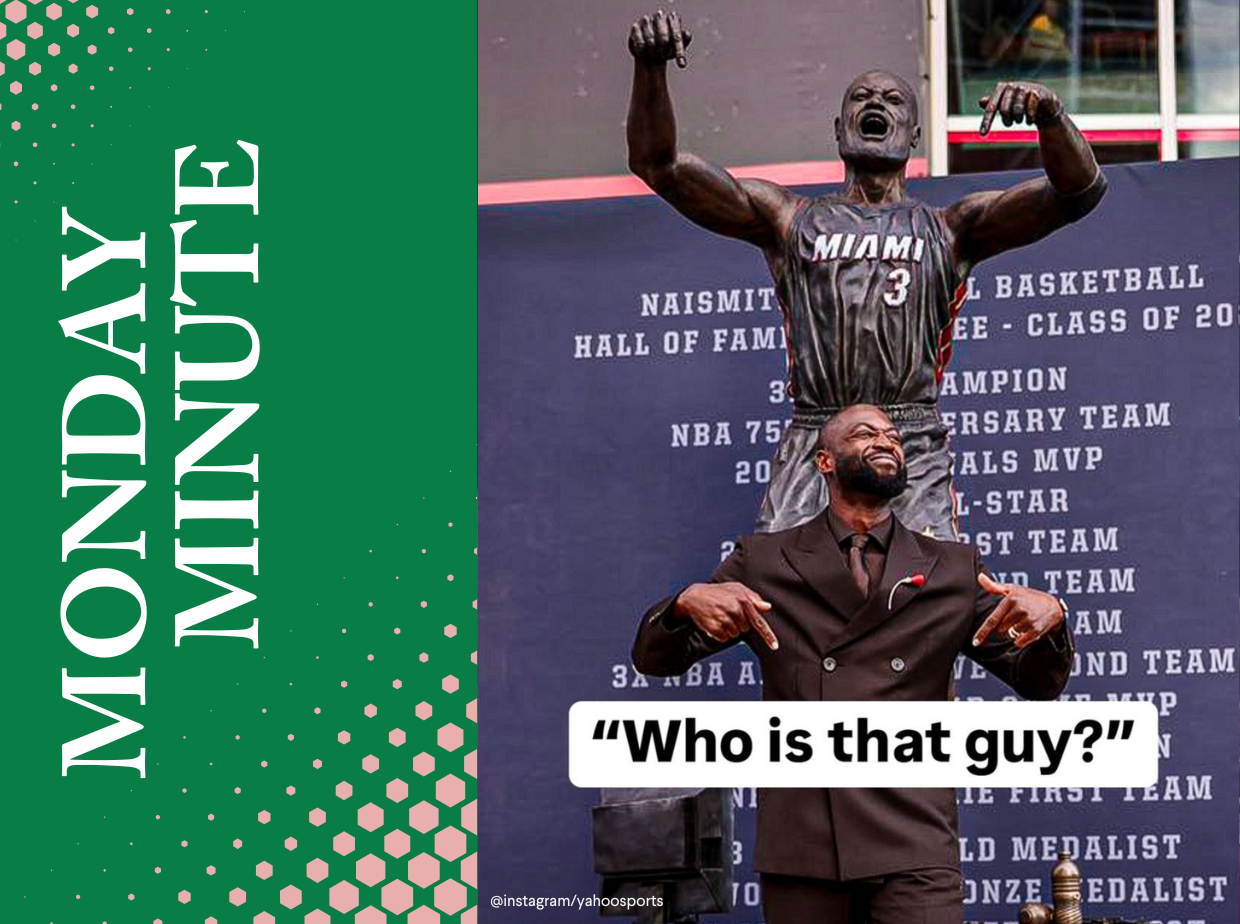 Monday Minute: Dwyane Wade's Tragic Statue, Fever Firing + Amazing Ratings For MLB