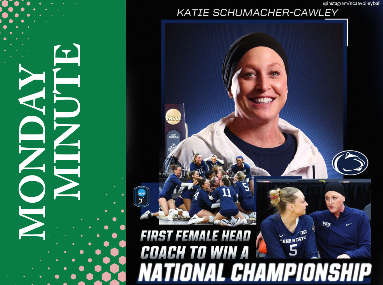 Monday Minute: Big Teams Win, History-Making Volleyball + A Heroic Field Goal