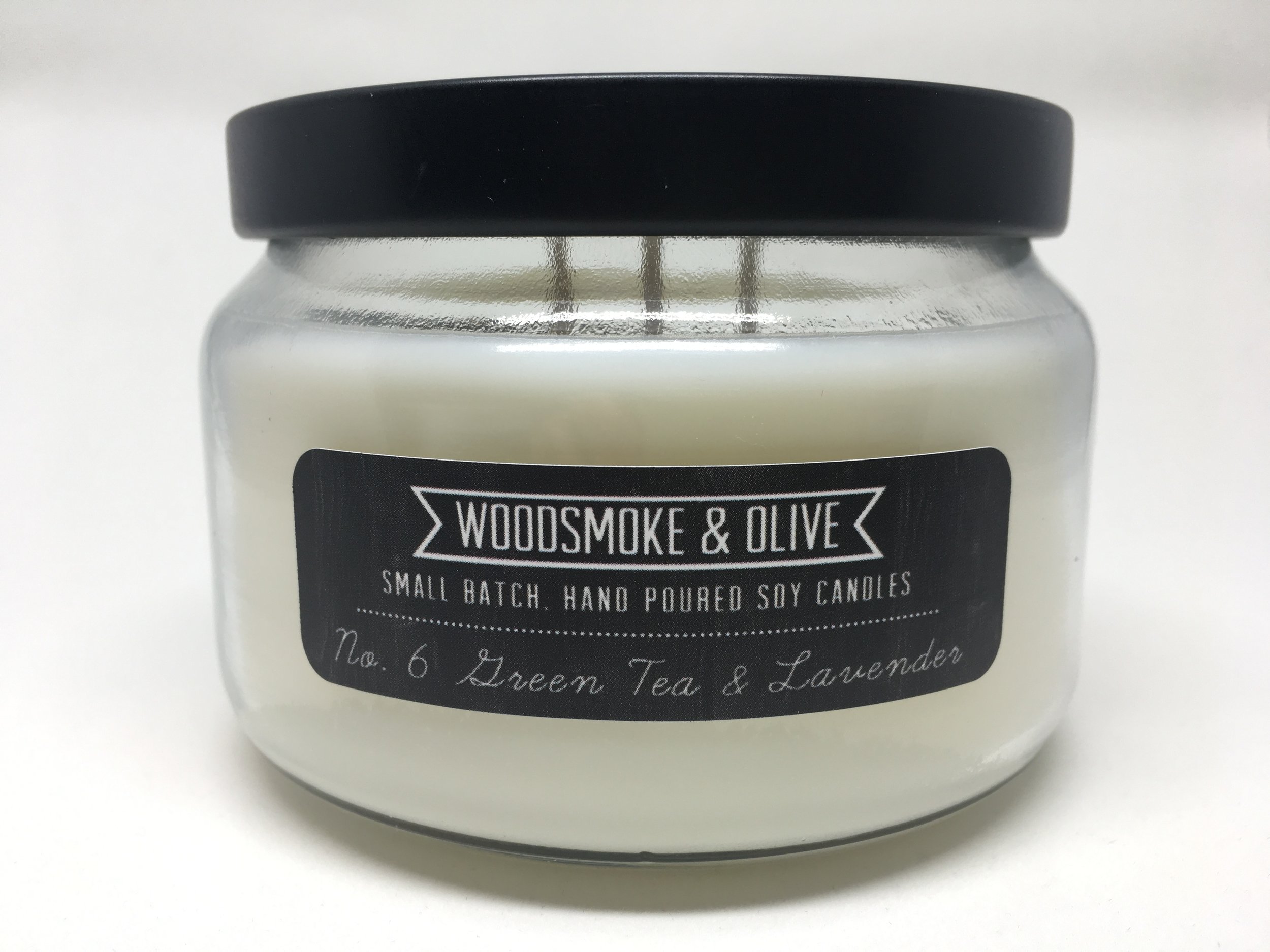 No. 6 Green Tea & Lavender No. 6 Green Tea & Lavender is a perfectly balanced combination of green tea and lavender. Soothing to the nose and the soul! Phthalate-free. Available in 9 oz. Burn Time: approx. 36 hours.