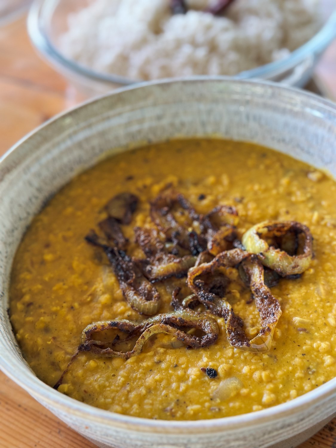 Red Lentil Dahl with Coconut & Turmeric