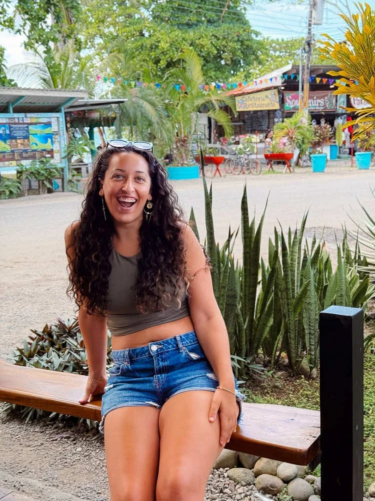 Kindred spirit Nora, at Puerto Viejo