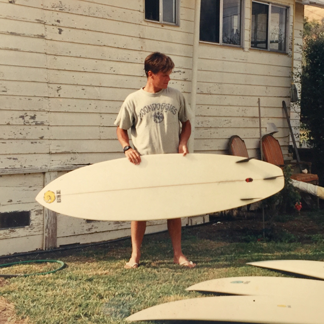 One of the first Stubb-Vectors, a 6'8" X20.5" X 2.4" back in 1992.