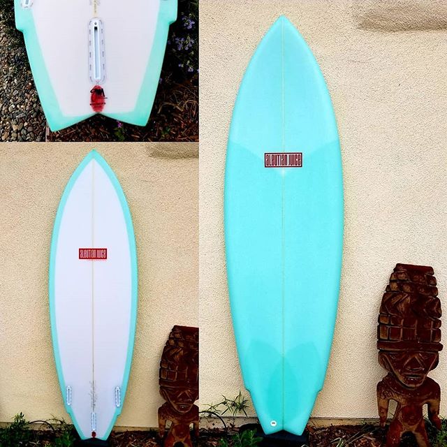 5'10&quot; postmodern twin for @kitaloha 
15.0&quot; N X 20.3&quot; WP X 15.2&quot; T X 2.5&quot; max thickness. @usblanks  62A NR, -1/2 N R
Gift-wrapped by @watermansguild @surfboardsbyclutch @greggae13