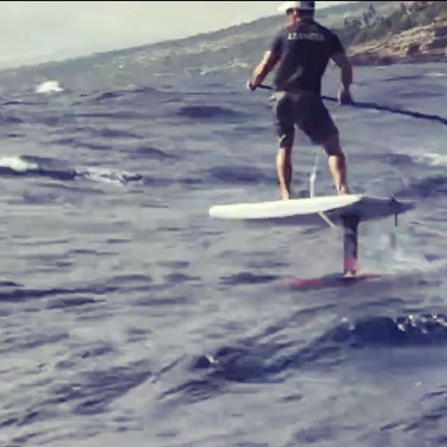 In training and in the hunt for 2019's MKK race. 6'0&quot; X 26&quot; X 4.25&quot; downwind race foilboard for @christianbrad @toddpohaku Glassed by @haakenson_fiberglass EPS by @usblanks Respect and Aloha for John Kelly and his ahead-of-its-time Hyd