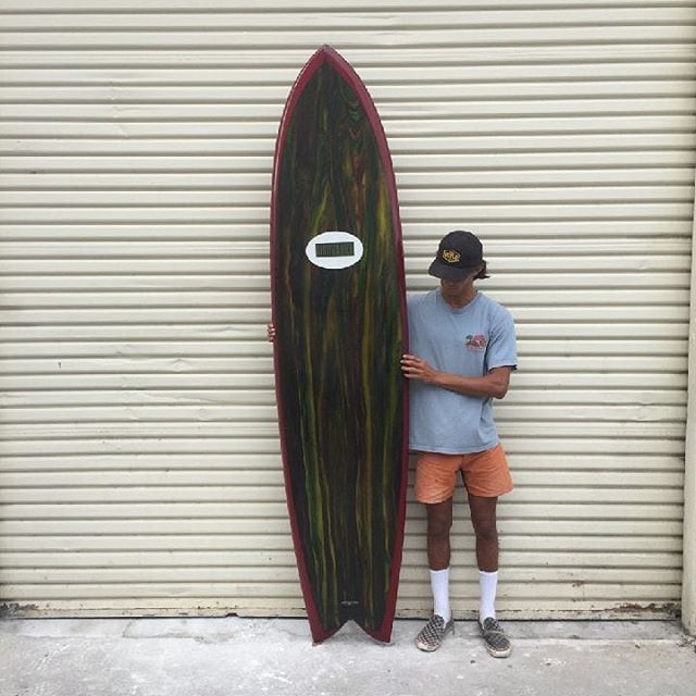 Quartet of WMD for @pablo_fernandez_311 
1. 8'0&quot; Maverick's Fish quad fin
N@16.0&quot; X 22.0&quot; WP X T@17.0&quot; X 3.85&quot; thickness. Nose Rocker 5.25&quot; X 2.375&quot; Tail
@usblanks 93A Superblue Natural Rocker
2. 9'0&quot; Mākaha Ma