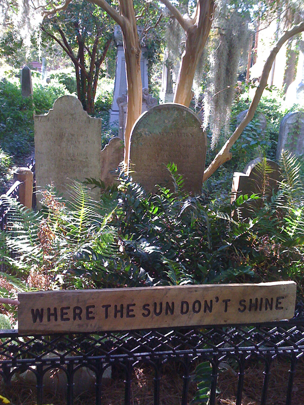 Where the Sun don't Shine