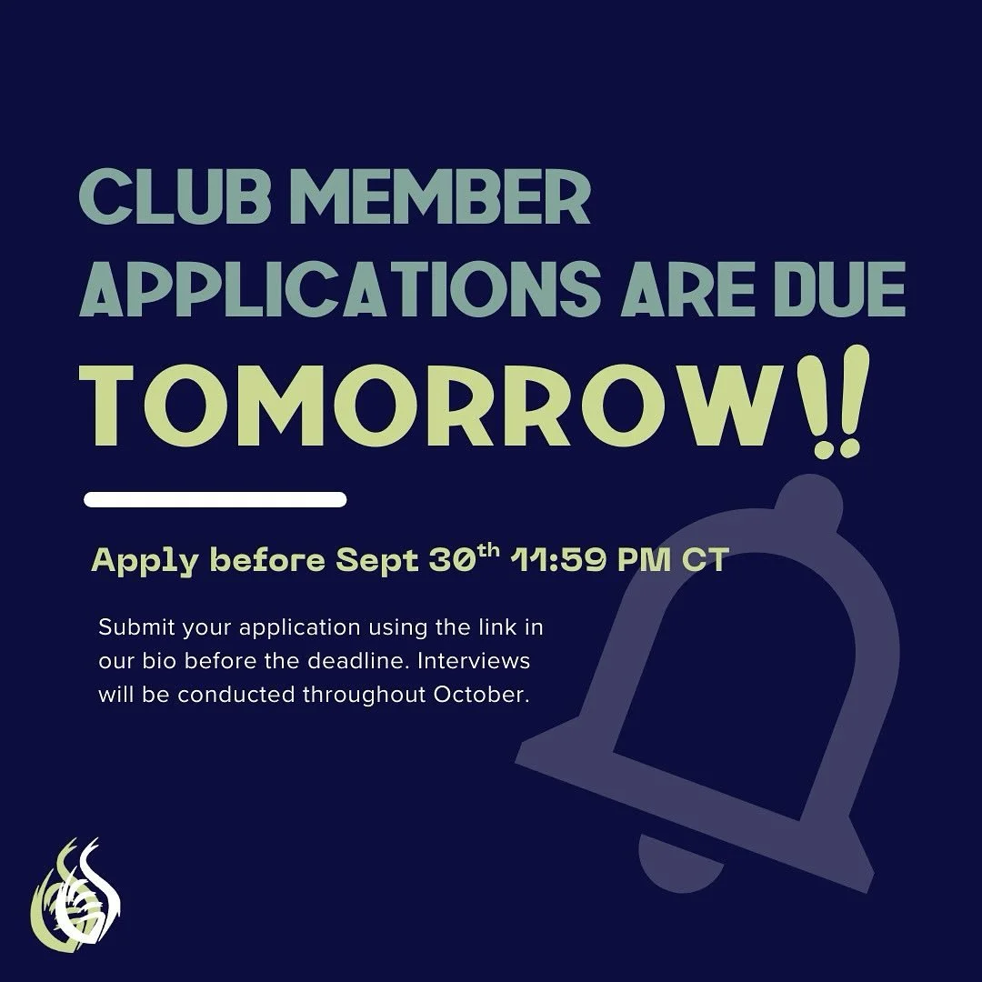 Final reminder to submit your applications ‼️‼️

Northwestern students who want to join GES must submit their application by September 30th at 11:59 PM. You can use the link in our bio to apply.

Thank you to all those who have applied so far; we can