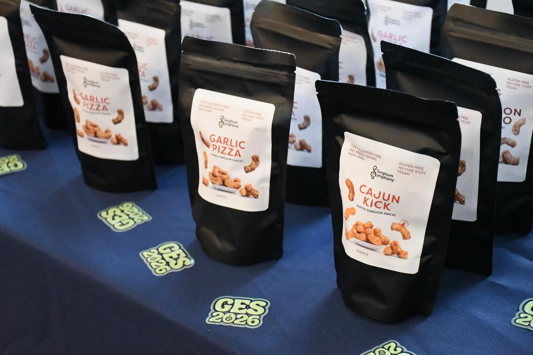 GES 2026 is proud to have been sponsored by Sorghum Symphony! 

Founded in Chicago, Sorghum Symphony uses sorghum to create Top 9 allergen-free snacks that are free from added sugar. Their innovative company operates with the mission of creating alle