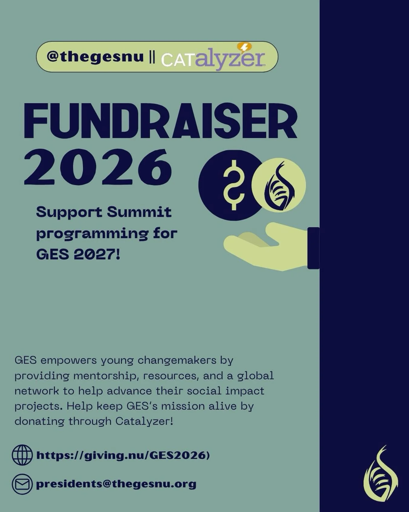 Our Catalyzer Campaign is LIVE! 🌍

The journey to Global Engagement Summit 2027 has officially begun! 🎉 A huge thank you to everyone who has already contributed&mdash;we&rsquo;re so grateful for your early support in making this year&rsquo;s Summit