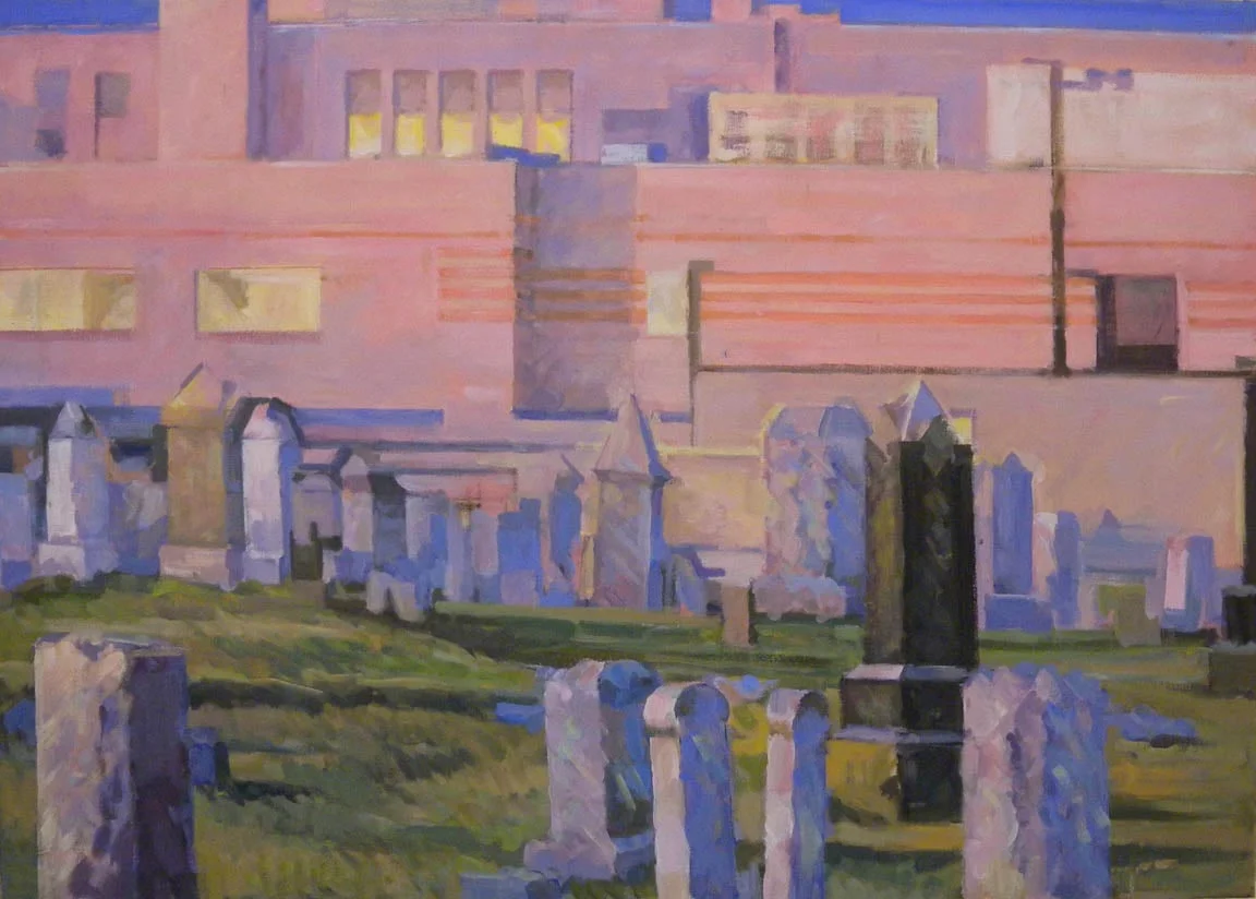 Cradle to Grave #1, acrylic on canvas, 30 1/2" x 43"