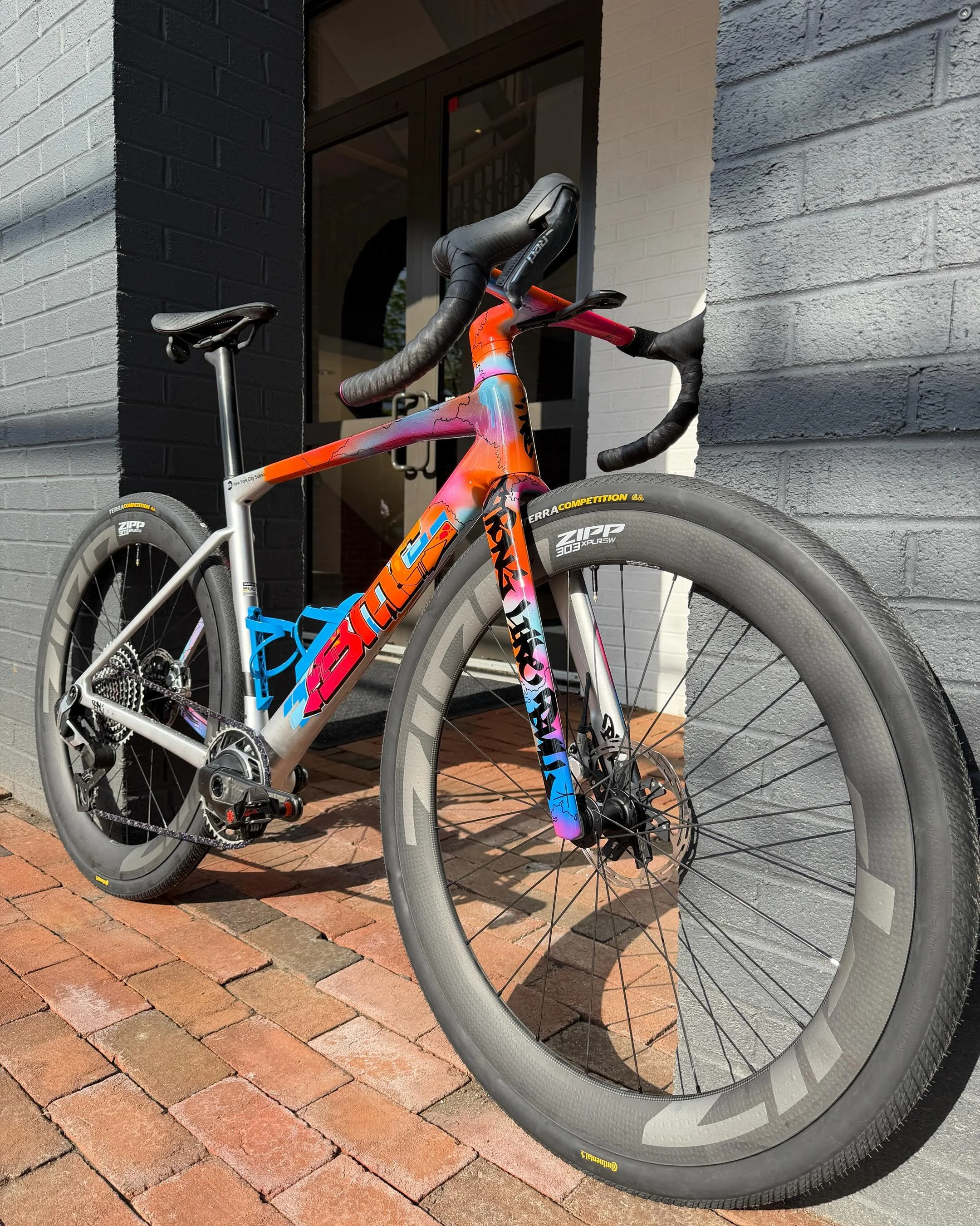 New build out of ACME Katonah. Fresh out of the stand with custom paint by @probikedesign on this @ride_bmc Kaius. 🚊

Full repair department open if your bike needs some love &mdash; and if you&rsquo;ve been thinking about a dream build come talk to