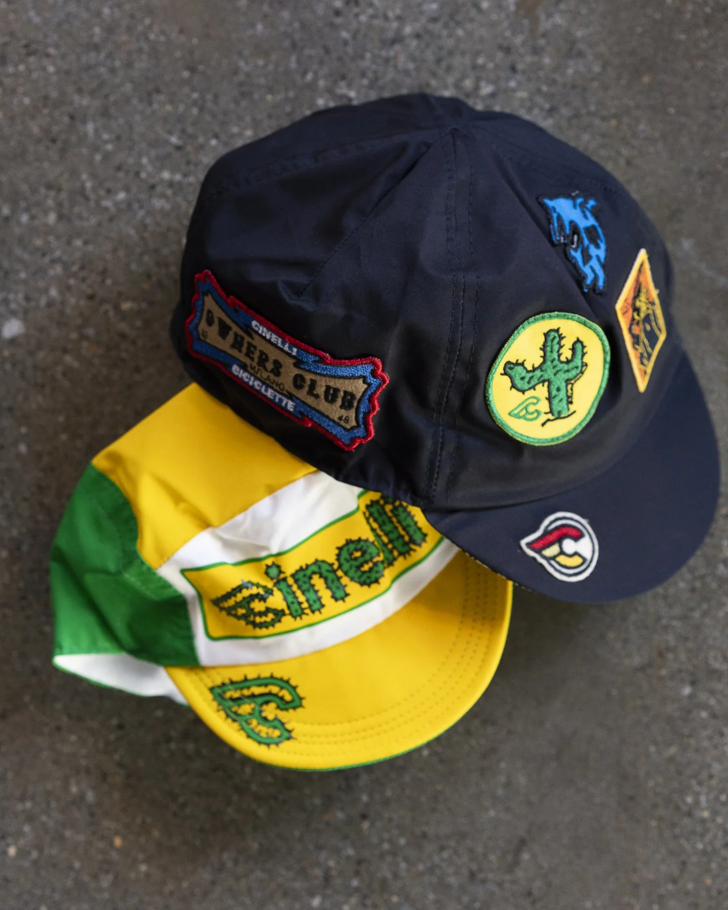 ACME Bicycle Co. Cinelli Cycling Cap Explorer Cactus Yellow and White