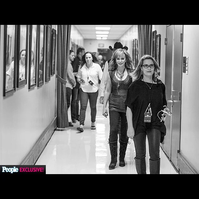 Leading Reba and Brooks & Dunn to the stage at their Las Vegas residency at Caesars Palace. Las Vegas, NV / 2015.