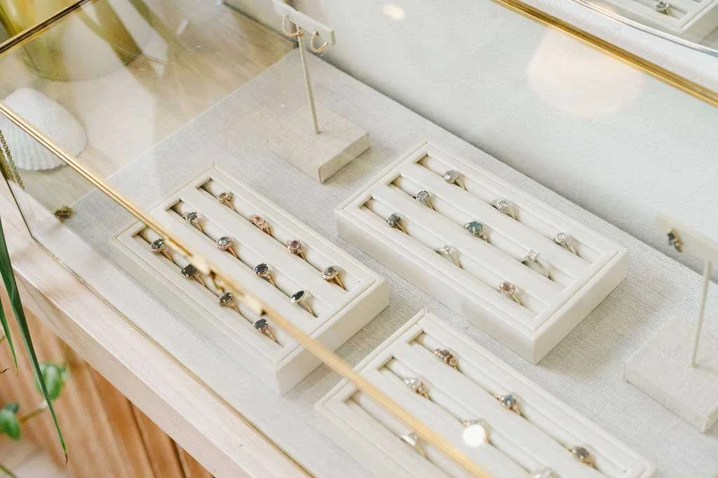 engagement-wedding-rings-on-display-shop-Toronto