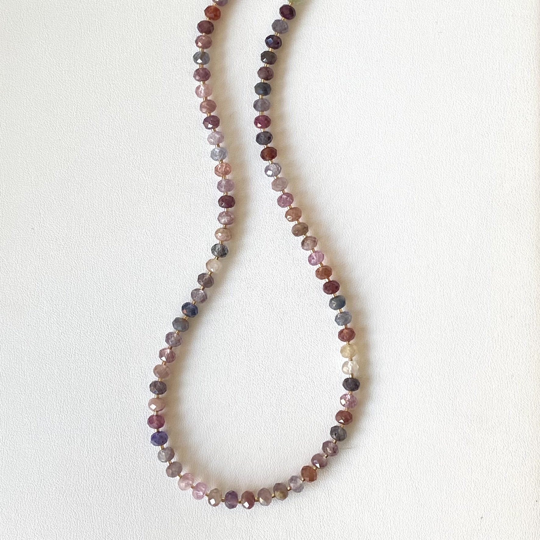 Spinel Rondelle Necklace