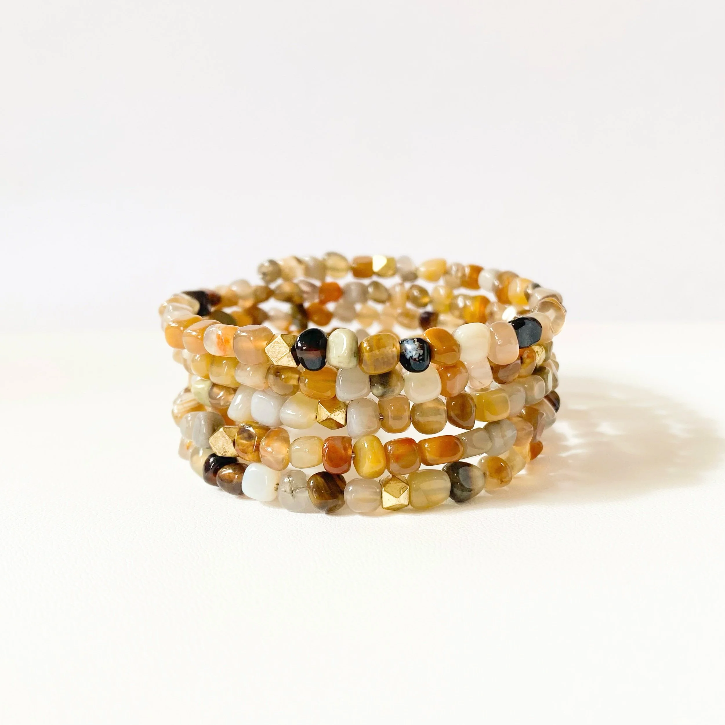 AGATE WRAP BRACELET