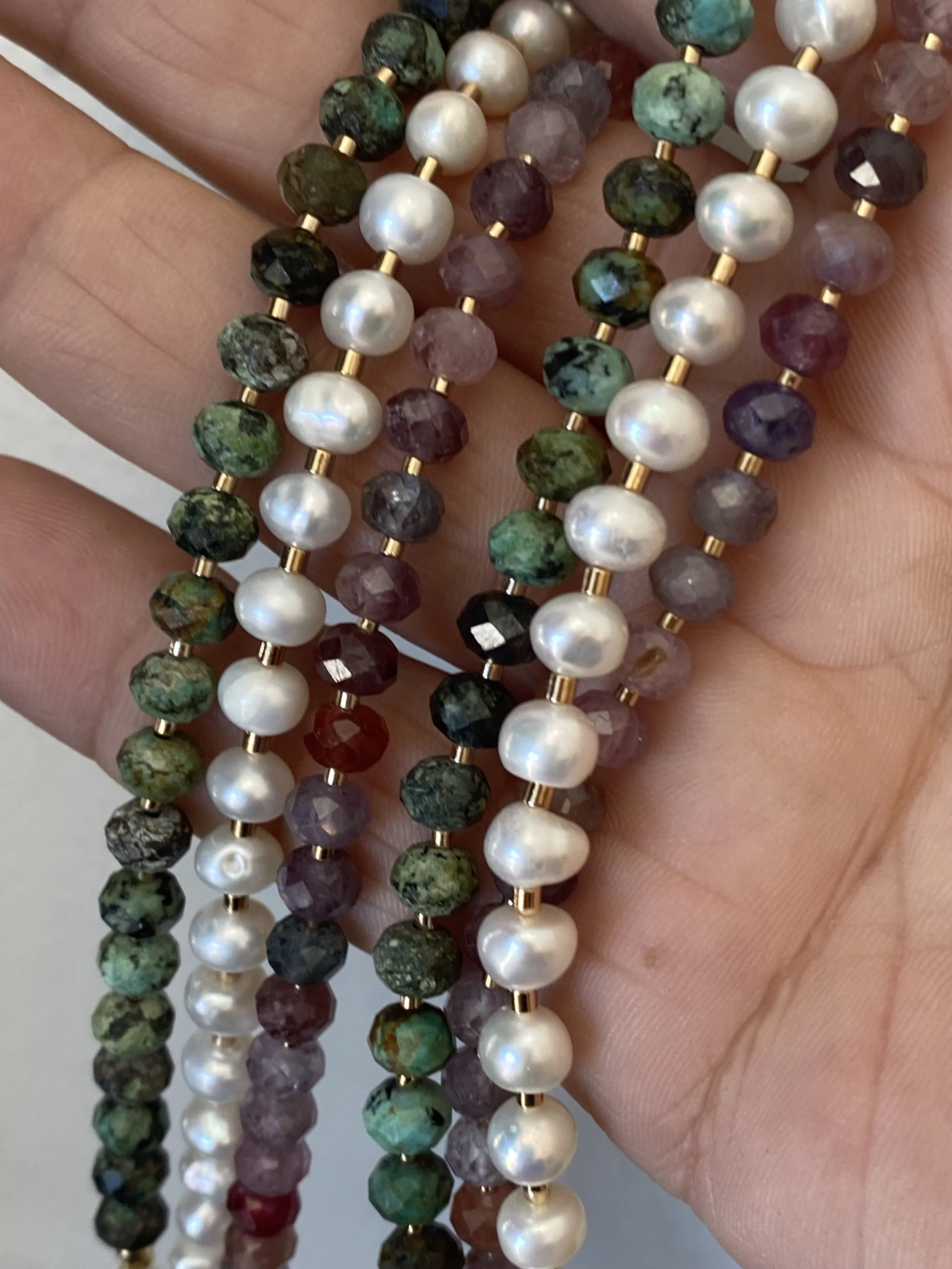 Spinel Rondelle Necklace