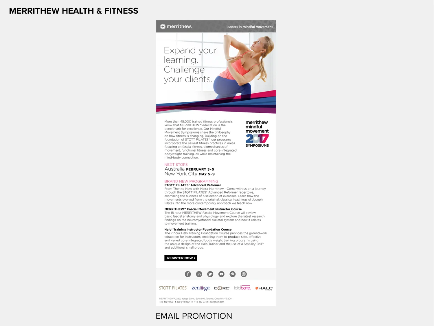 Merrithew™ Email Promotion