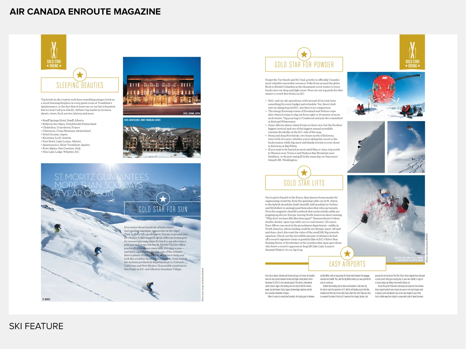enRoute Magazine Ski Guide