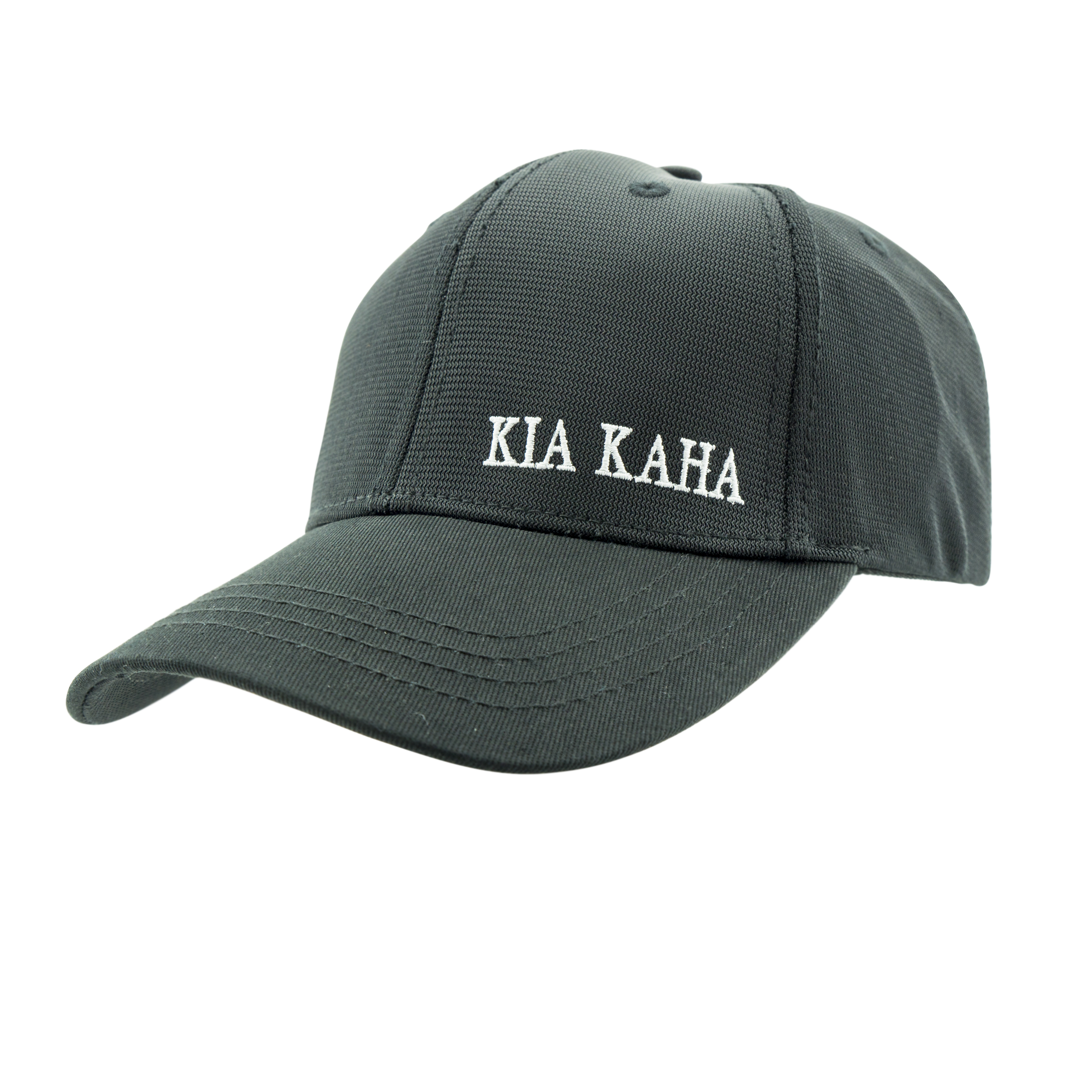 Kia Kaha Baseball Cap in Black-Side2.jpg