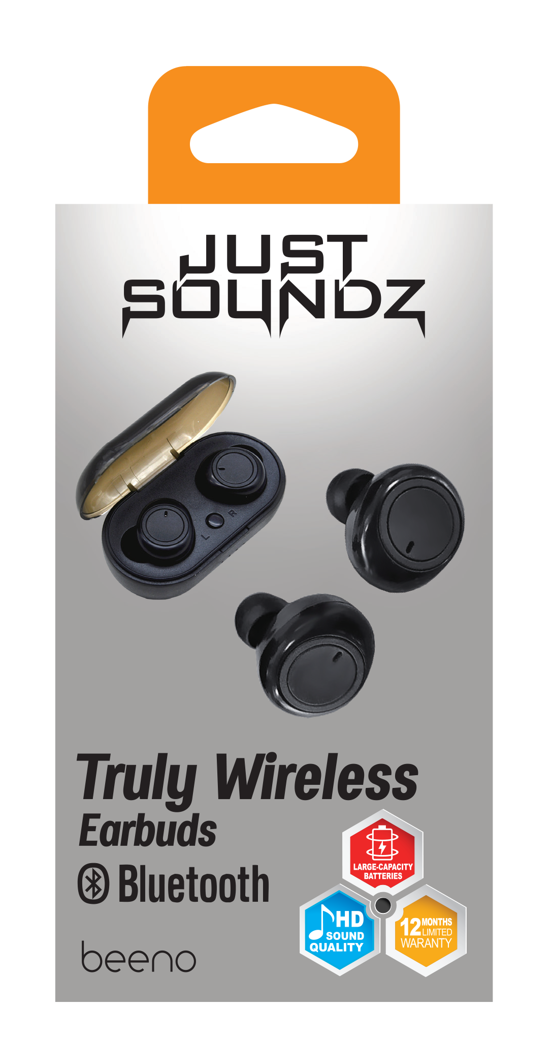 JustSounds Truly Wireless Earbuds-Beeno-Black.png