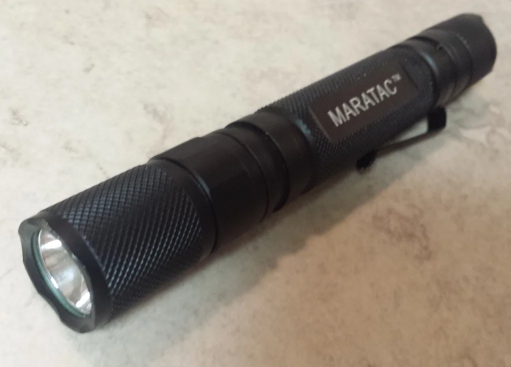 Maratac AAx2 Tactical LED Flashlight Review