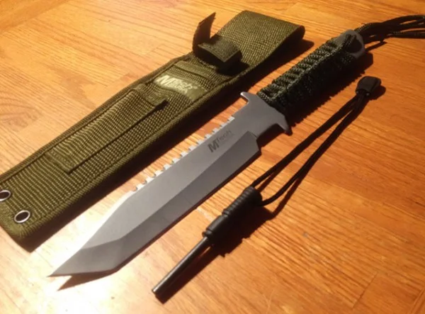 MTech USA Fixed Blade Survival Knife