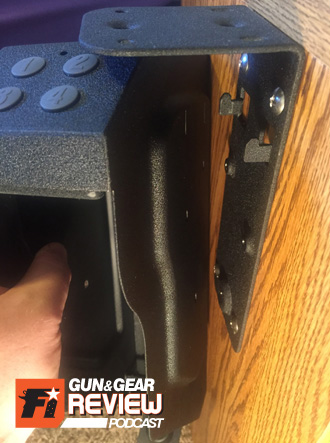 First you line up the tabs with the safe's slots