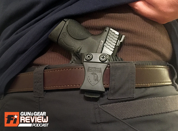 With a double stack frame, the thickness of the holster is going to be more noticeable.