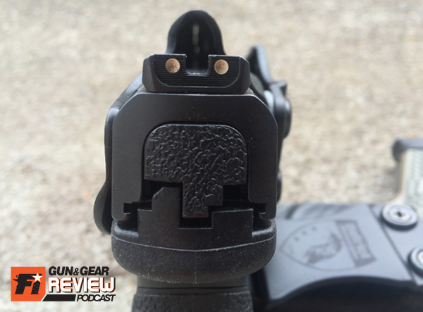 When ordering a custom Annihilation, you can also select the size of the front sight channel in case you have a taller suppressor height front sight.