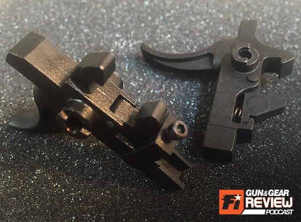 Left: M-K IIA2 trigger. Right: RRA trigger