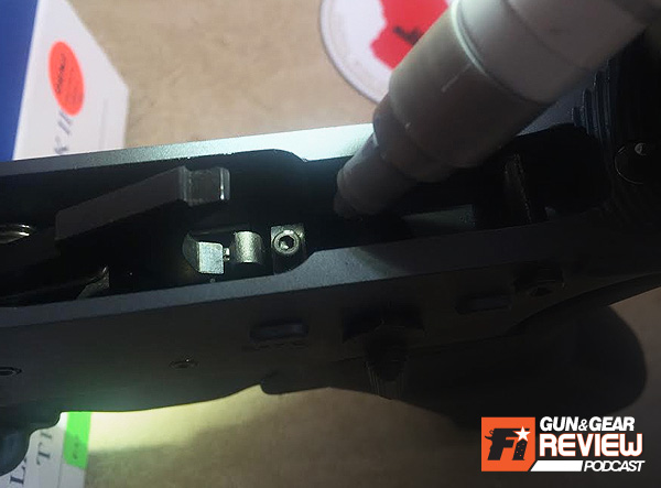 I used a paint pen to mark an indicator dot, which allows you to back the screw out precisely for the final position, and then in and out again for the Loctite application.