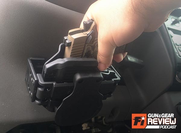Finally, an easy and smart way to mount a holster under the dashboard of your vehicle!
