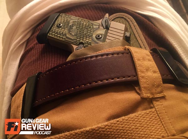 Sometimes belt loops on your favorite pair of pants often interfere with IWB holster clips when trying to position in the optimum carry position. The Mini's shorter clip to clip length helps resolve that.