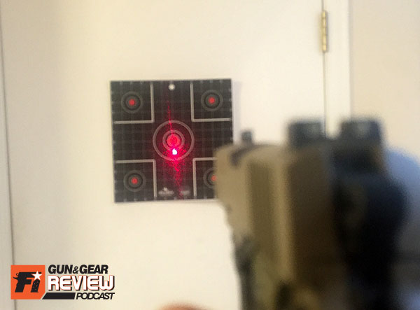 Having a laser can add unique feedback when dryfiring indoors, as it telegraphs every millimeter of movement in the muzzle.