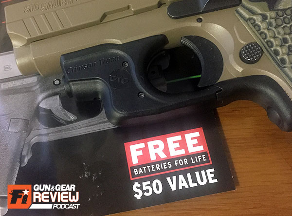 Don't forget to take advantage of the free batteries for life promo. With a 4 hour battery life for red lasers, CT figures you will need a replacement every year with normal use.