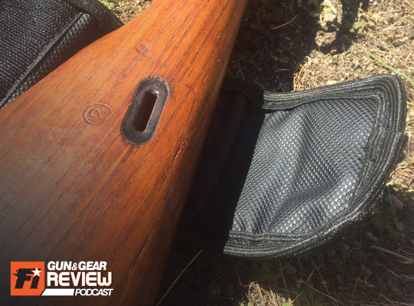 The rubber interior prevents the cuff from slipping around on the stock