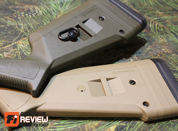 The buttstock of the X-22 mirrors the SGA stock available for shotguns.