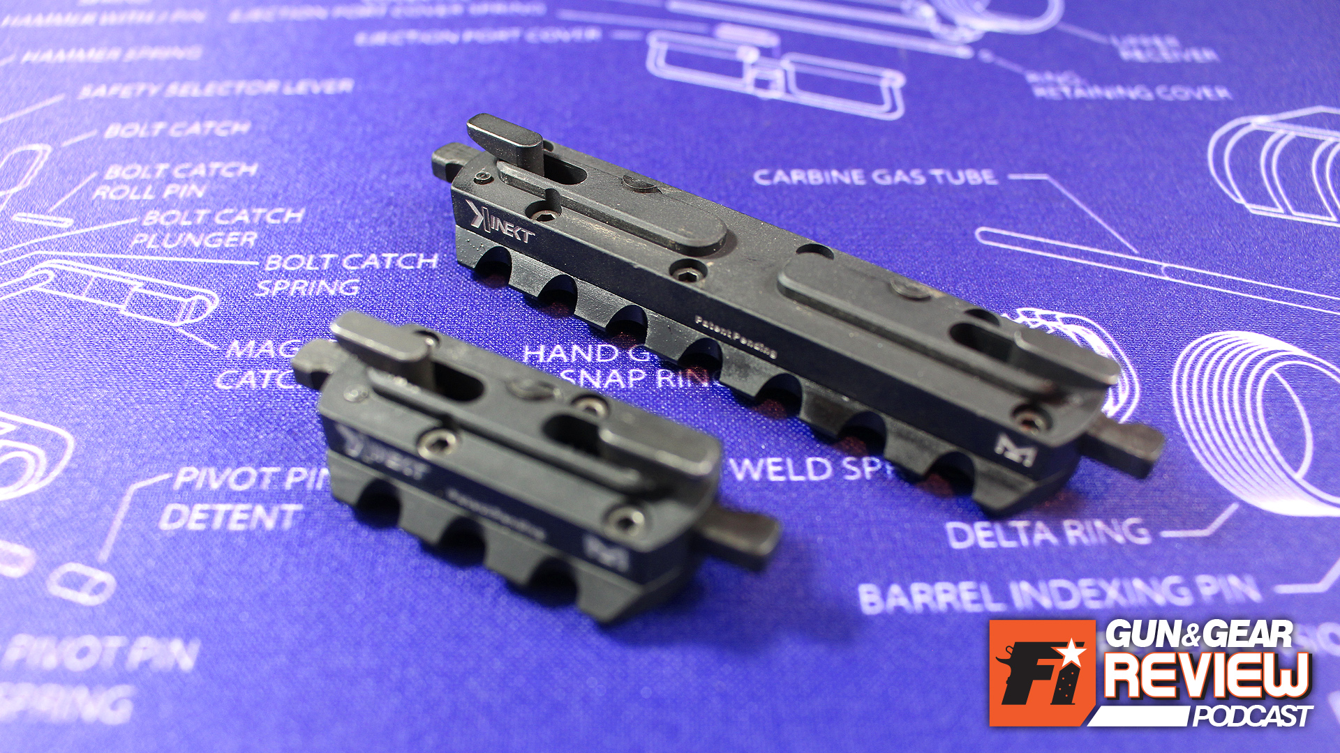 What seems like an invention straight out of James Bond's Q Labs, the spring loaded wedges that activate upon contact with the host M-LOK rail is pretty clever.