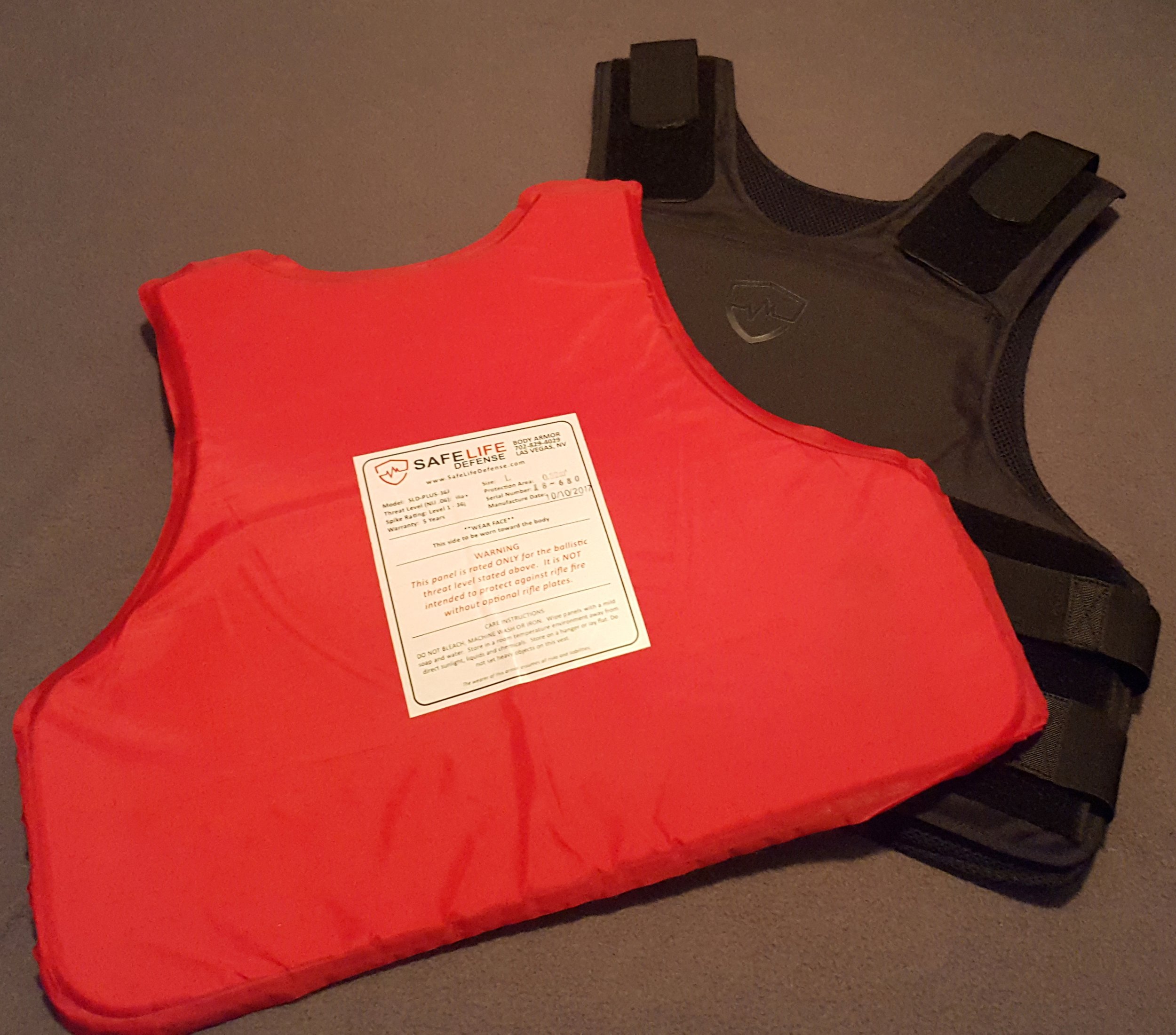 Backpack Lightweight Body Armor Panel NEW Safe Life Defense Level IIIA 