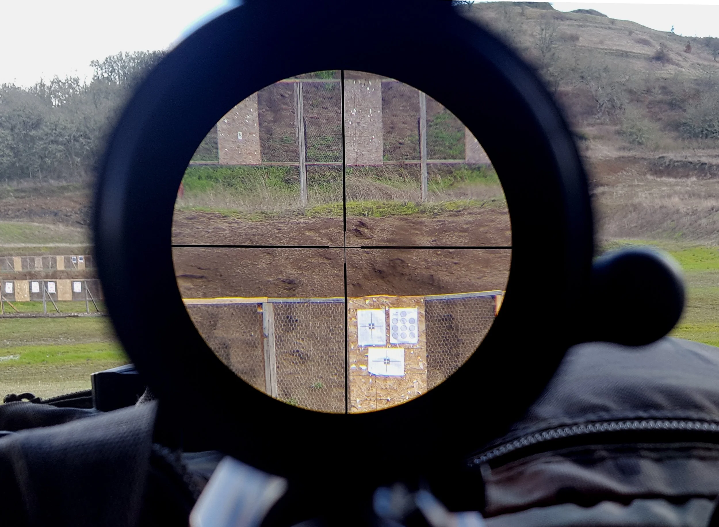 Taken at 12x - Target board is 100yds